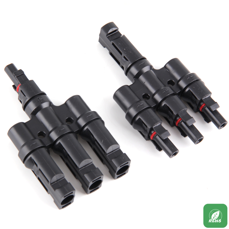 ซีรีส์และเต้าเสียบแบบขนาน 4 ทางสำหรับระบบโซลาร์เซลล์แสงอาทิตย์ 1T3
